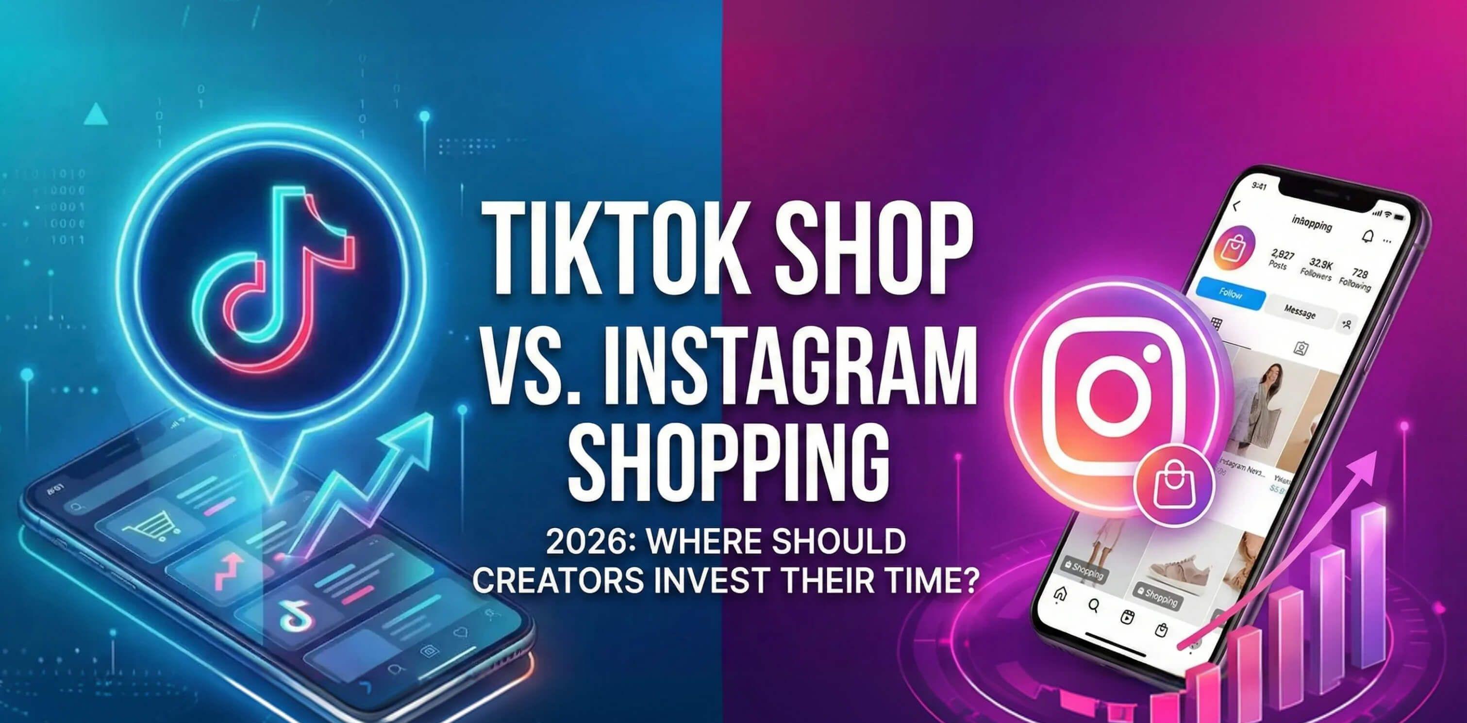 TikTok Shop vs. Instagram Shopping 2026: Where Should Creators Invest Their Time?