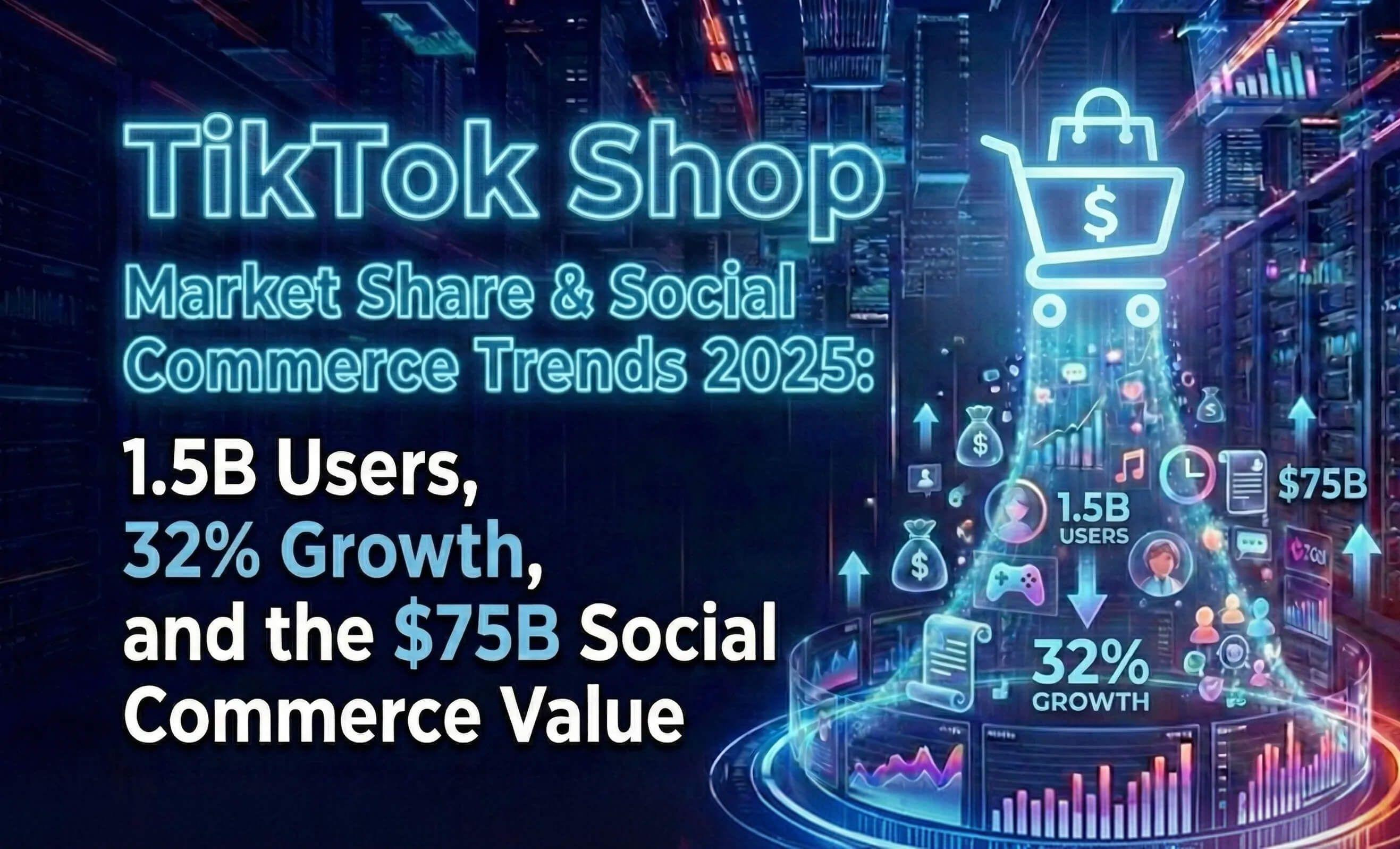 TikTok Shop Market Share & Social Commerce Trends 2025