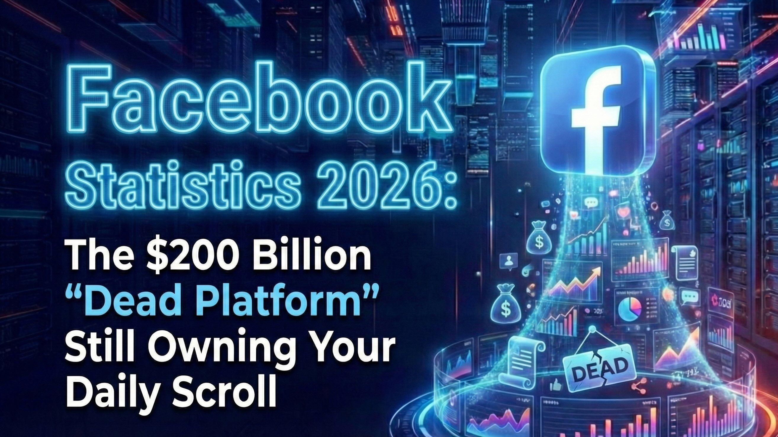 Facebook統計2026:2000億ドルの「死んだプラットフォーム」があなたの毎日のスクロールを依然として支配している